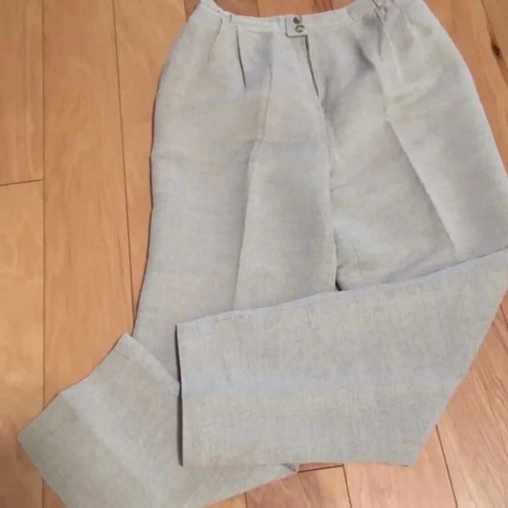 Harve Benard Lined Linen Slacks